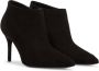 Giuseppe Zanotti Greek 90mm suède enkellaarzen Zwart - Thumbnail 2