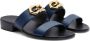 Giuseppe Zanotti Gregorie leren sandalen Blauw - Thumbnail 2