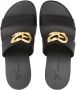 Giuseppe Zanotti Gregorie leren sandalen Zwart - Thumbnail 4