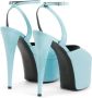 Giuseppe Zanotti GZ Aida sandalen met plateauzool Blauw - Thumbnail 3