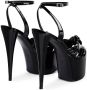 Giuseppe Zanotti GZ Aida sandalen met plateauzool Zwart - Thumbnail 3