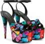 Giuseppe Zanotti GZ Aida sandalen met plateauzool Zwart - Thumbnail 2