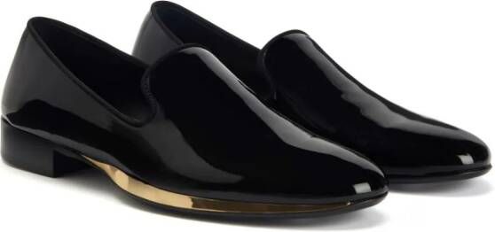 Giuseppe Zanotti GZ Flash leren loafers Zwart