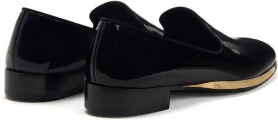 Giuseppe Zanotti GZ Flash leren loafers Zwart