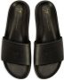 Giuseppe Zanotti Gz-indi leren slippers Zwart - Thumbnail 4