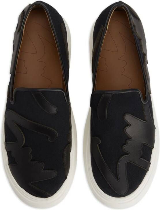 Giuseppe Zanotti GZ Mike Sign loafers Zwart