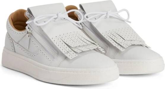 Giuseppe Zanotti GZ94 kiltie low-top sneakers Wit