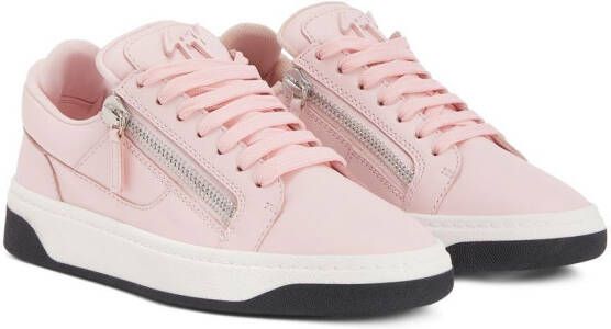 Giuseppe Zanotti Gz94 leren sneakers Roze