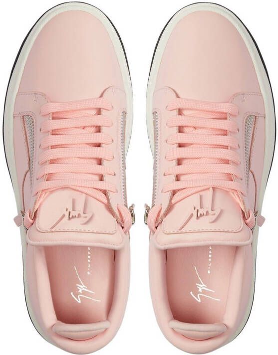 Giuseppe Zanotti Gz94 leren sneakers Roze