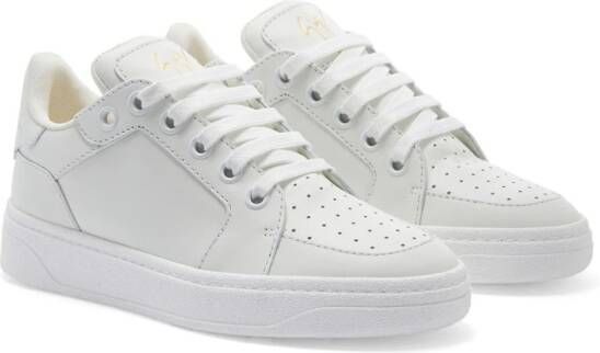 Giuseppe Zanotti Gz94 leren sneakers Wit