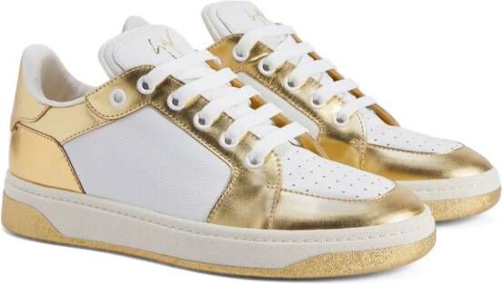 Giuseppe Zanotti GZ94 low-top leren sneakers Wit