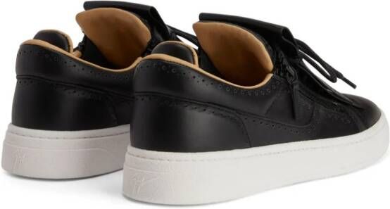 Giuseppe Zanotti GZ94 low-top leren sneakers Zwart