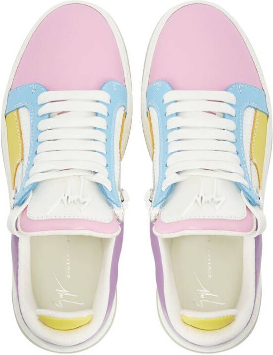 Giuseppe Zanotti GZ94 sneakers met colourblocking Veelkleurig