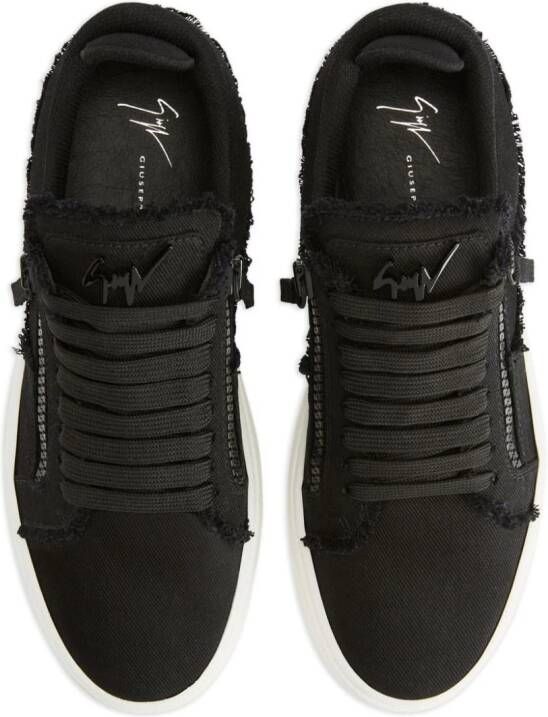 Giuseppe Zanotti GZ94 sneakers met panelen Zwart