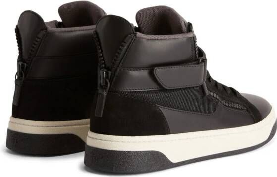 Giuseppe Zanotti GZ94 sneakers met vlakken Bruin