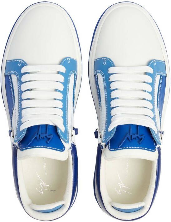 Giuseppe Zanotti GZ94 sneakers met vlakken Wit