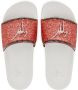 Giuseppe Zanotti Halley slippers met glitter Roze - Thumbnail 3