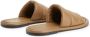 Giuseppe Zanotti Harmande leren slippers Bruin - Thumbnail 3