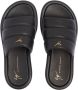 Giuseppe Zanotti Harmande leren slippers Zwart - Thumbnail 4