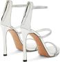 Giuseppe Zanotti Harmony leren sandalen Zilver - Thumbnail 3