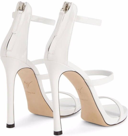 Giuseppe Zanotti Harmony sandalen met hoge hak Wit