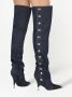 Giuseppe Zanotti Harper knielaarzen Zwart - Thumbnail 4