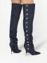 Giuseppe Zanotti Harper overknee laarzen Blauw - Thumbnail 4