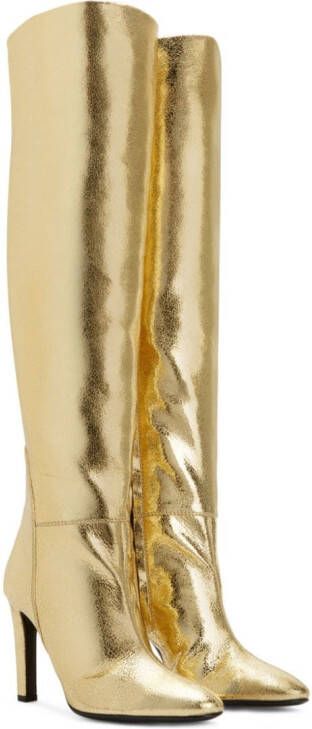 Giuseppe Zanotti Hattie metallic laarzen Goud