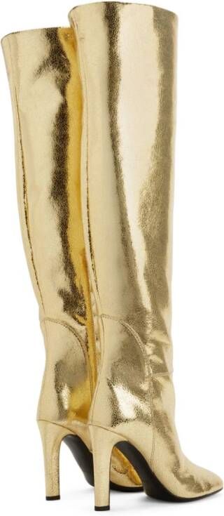 Giuseppe Zanotti Hattie metallic laarzen Goud