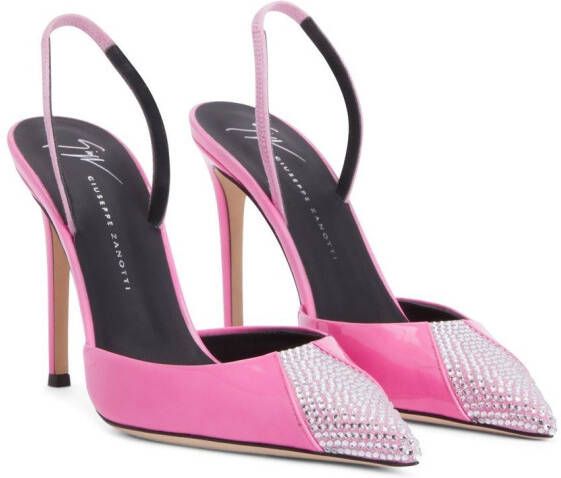 Giuseppe Zanotti Henriette Strass pumps Roze