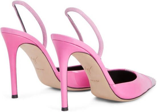 Giuseppe Zanotti Henriette Strass pumps Roze