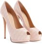 Giuseppe Zanotti Leren pumps Roze - Thumbnail 2