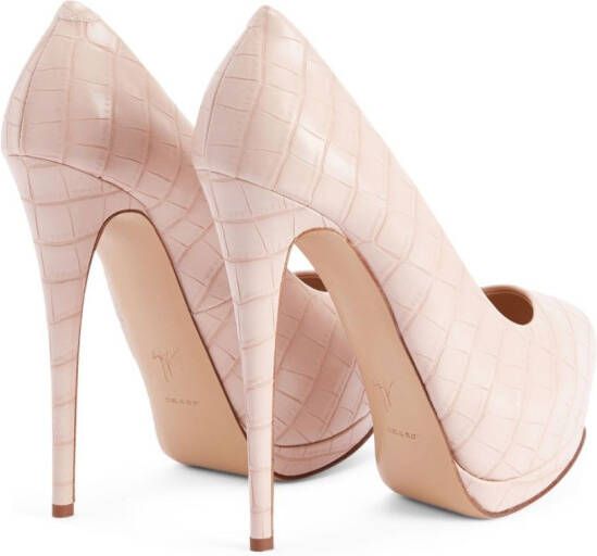 Giuseppe Zanotti Leren pumps Roze