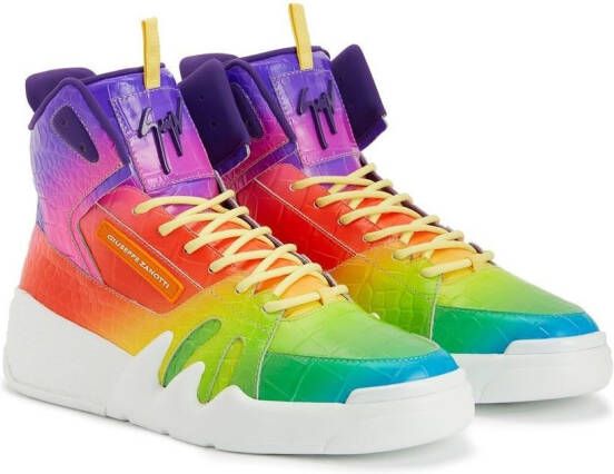 Giuseppe Zanotti High-top sneakers Geel