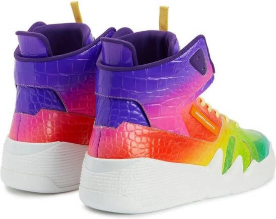 Giuseppe Zanotti High-top sneakers Geel