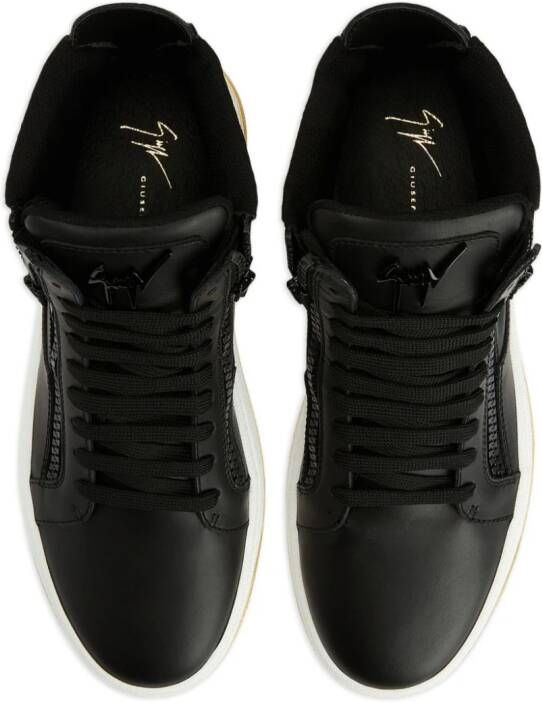 Giuseppe Zanotti High-top sneakers Zwart