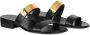 Giuseppe Zanotti Ignazio leren sandalen Zwart - Thumbnail 2