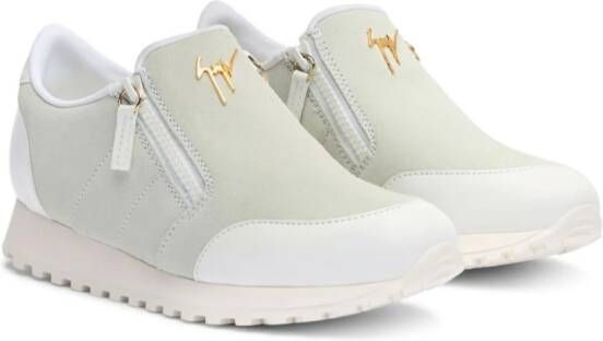 Giuseppe Zanotti Ilde Run suède sneakers Wit