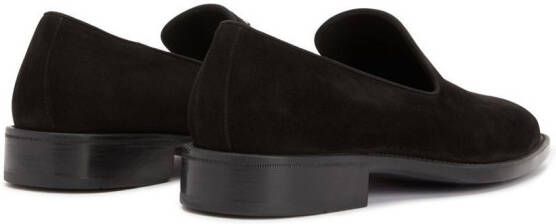 Giuseppe Zanotti Imrham loafers met logoplakkaat Zwart