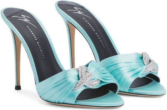 Giuseppe Zanotti Intrigo muiltjes Blauw