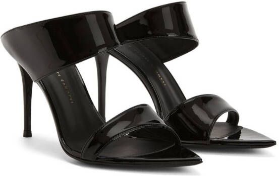 Giuseppe Zanotti Intriigo Allure muiltjes Zwart