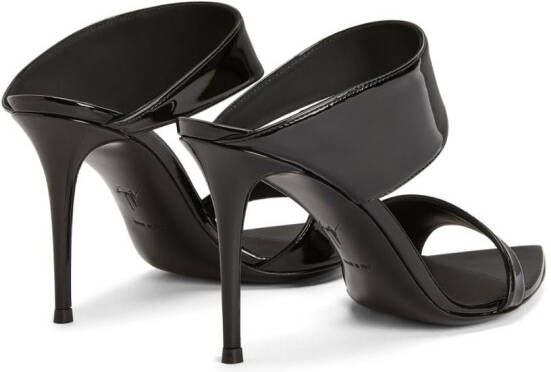 Giuseppe Zanotti Intriigo Allure muiltjes Zwart
