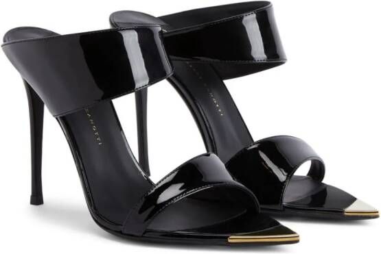 Giuseppe Zanotti Intriigo Allure muiltjes Zwart