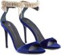 Giuseppe Zanotti Intriigo Bijoux fluwelen sandalen Paars - Thumbnail 2