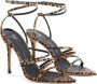 Giuseppe Zanotti Intriigo Claire 90 sandalen met dierenprint Bruin - Thumbnail 2