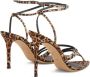 Giuseppe Zanotti Intriigo Claire 90 sandalen met dierenprint Bruin - Thumbnail 3