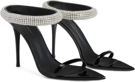Giuseppe Zanotti 105 mm Intriigo Galassia muiltjes Zwart