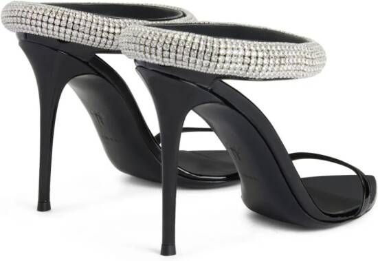 Giuseppe Zanotti 105 mm Intriigo Galassia muiltjes Zwart
