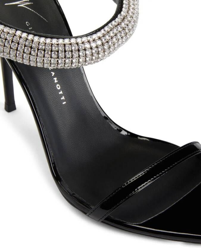 Giuseppe Zanotti 105 mm Intriigo Galassia muiltjes Zwart