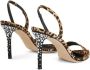 Giuseppe Zanotti Intriigo Leo 90mm zijden sandalen Bruin - Thumbnail 3